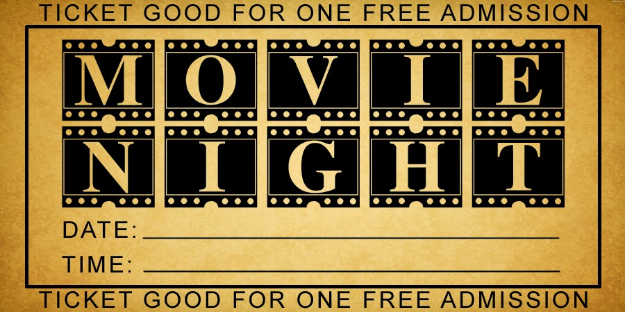 Family Strong FREE Printable Movie Night Tickets