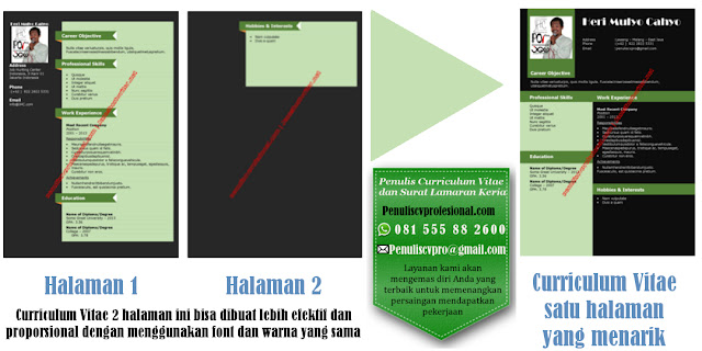 contoh daftar riwayat hidup terbaru