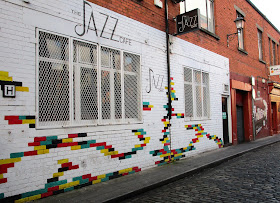 jazz cafe, Dublin värikkäät tiilet