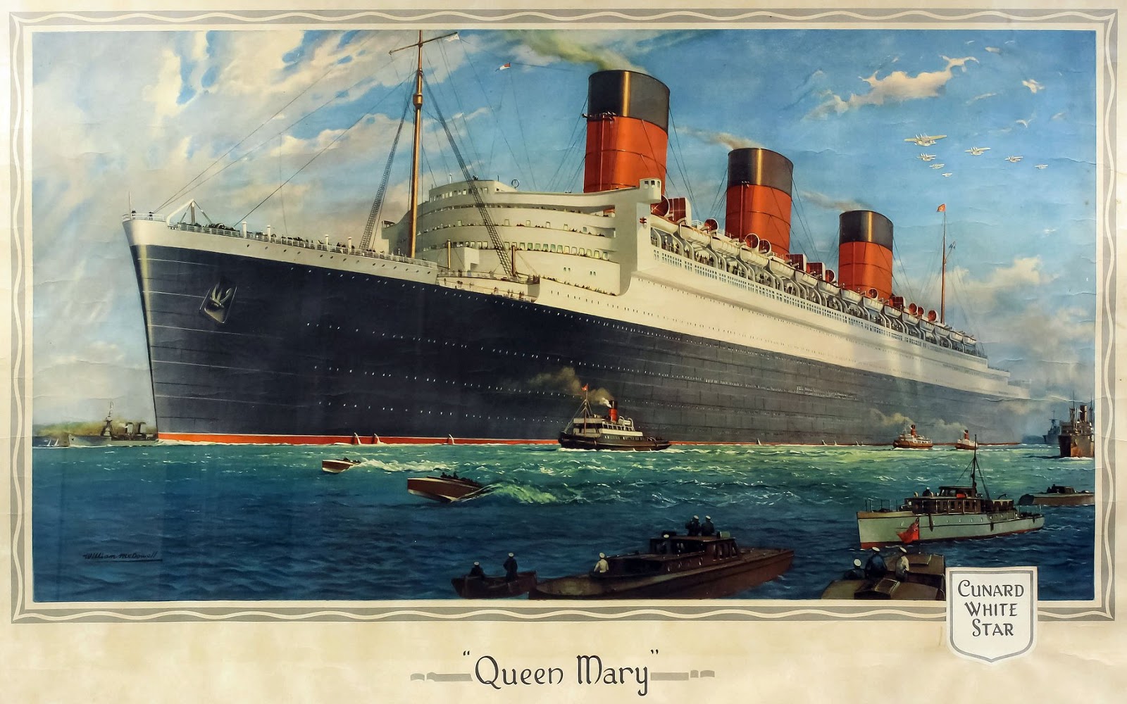 Legatus' Favourite Art RMS Queen Mary by William McDowell