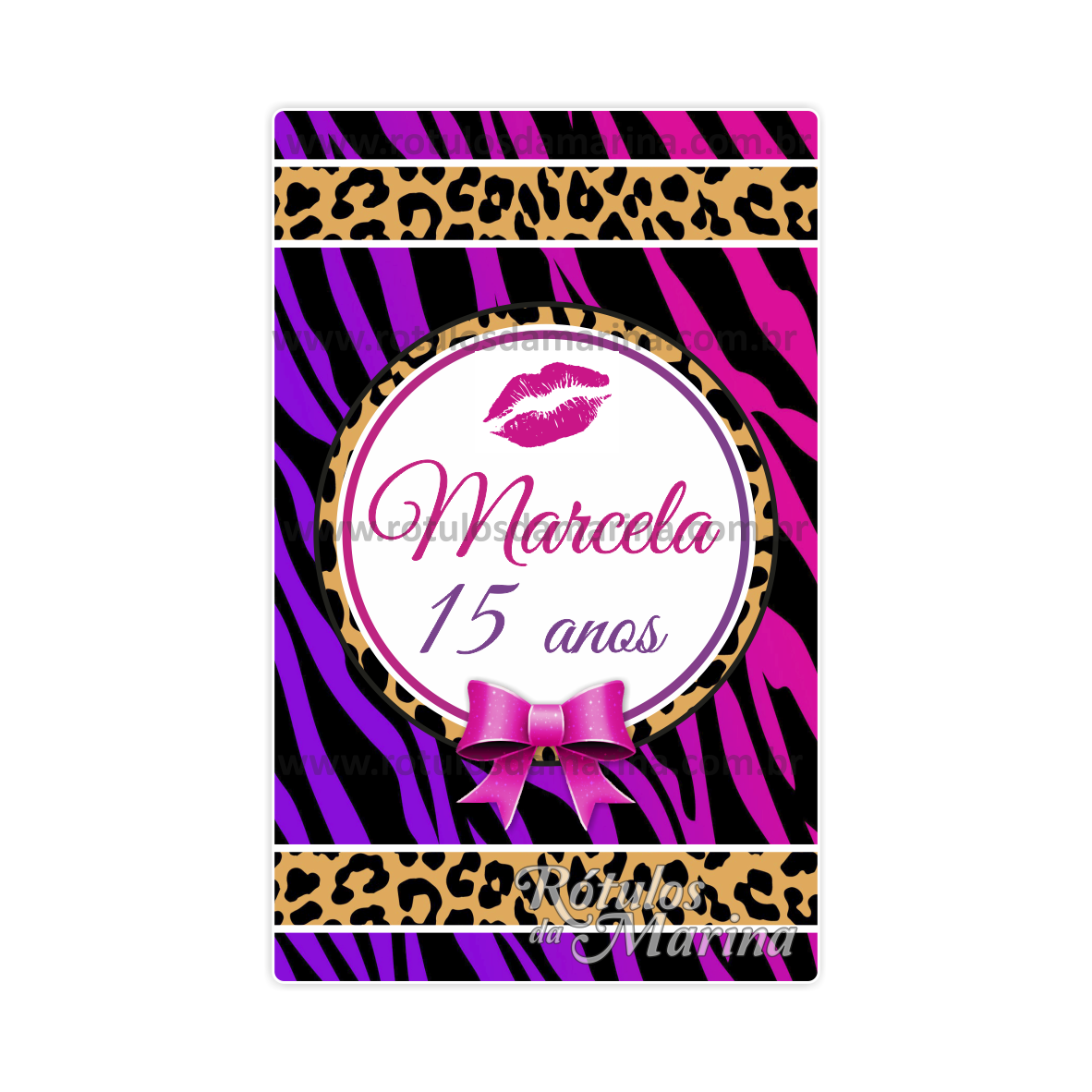 Rótulos da Marina Fashion Zebra com Oncinha Rosa e Lilás Adesivos Oncinha Rosa ~ Rótulos da Marina Fashion Zebra com Oncinha Rosa e Lilás