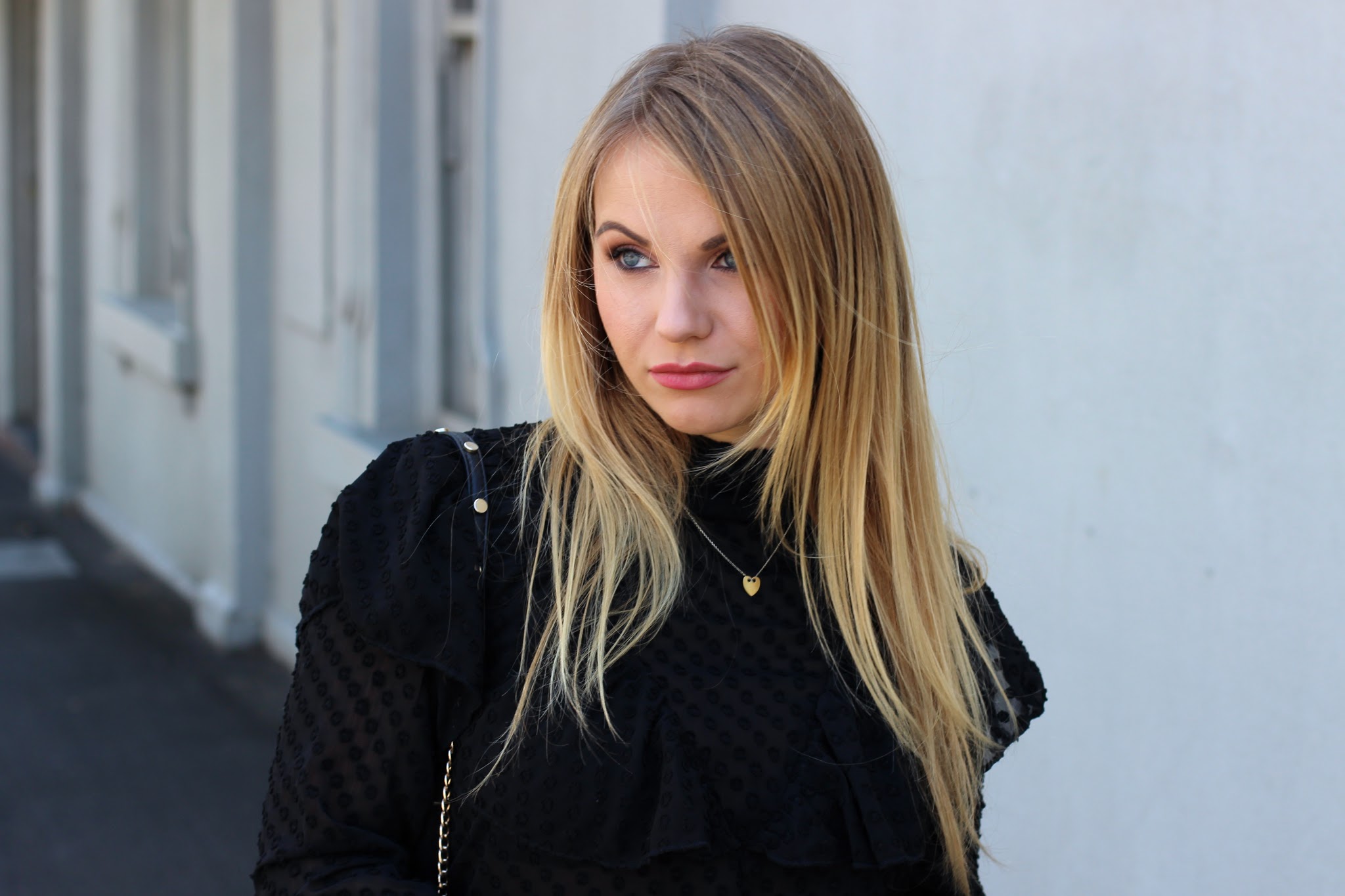 Black dotted shirt