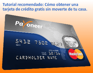 Tarjeta Payoneer