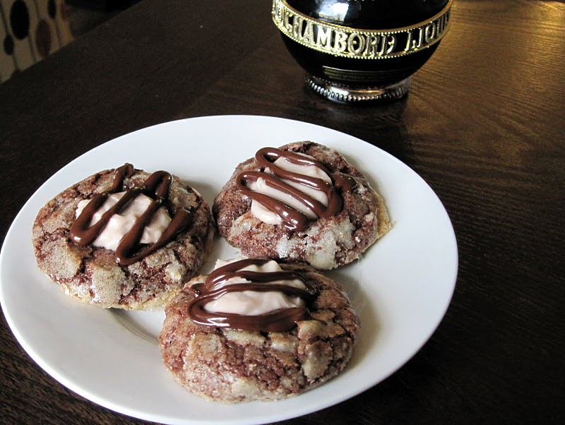 Auraea Sunshine Bake Shoppe Chocolate Thumbprint Cookies with Chambord