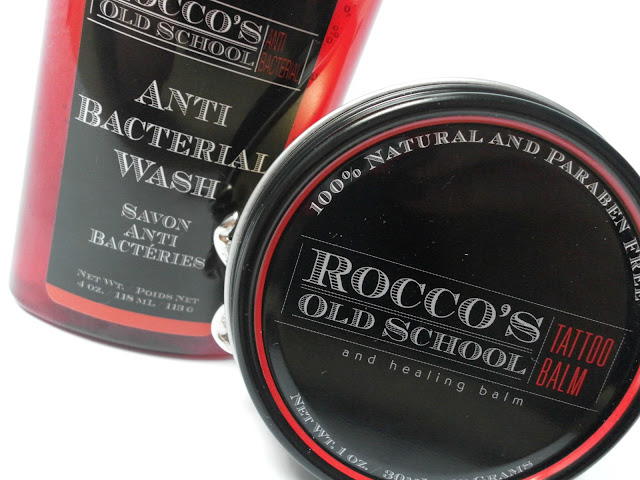 Rocco's Old School Anti-Bacterial Wash and Rocco's Old School Tattoo Balm