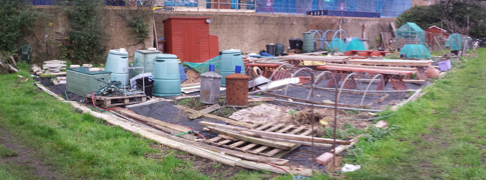 Alans Allotment Cardboard Drop Off