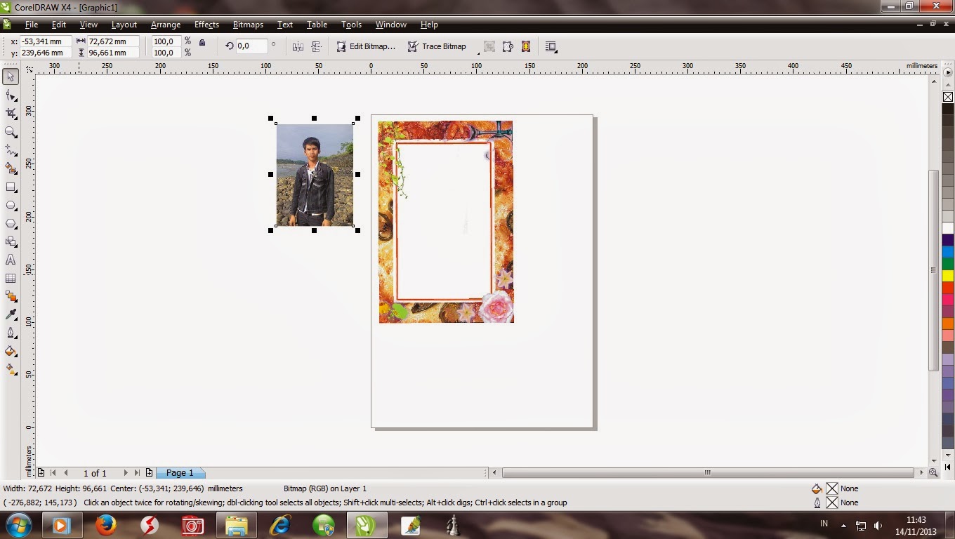 cara memberi bingkai pada foto coreldraw ~ setia pada satu hati