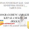 Program/Rencana Kerja Kepala Sekolah ( Rkks ) Sd Smp Sma Terbaru 2016
Format Words