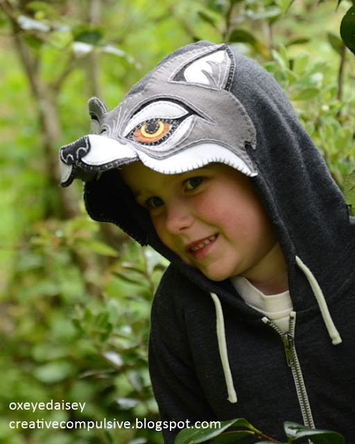 wolf mask hoodie