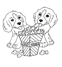 Popcorn coloring pages 3