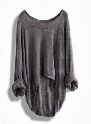 Stylish grey sweater fahsion for winter | Glamrous fashion