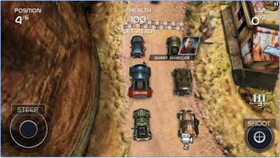 Most popular free Android racing game Death rally