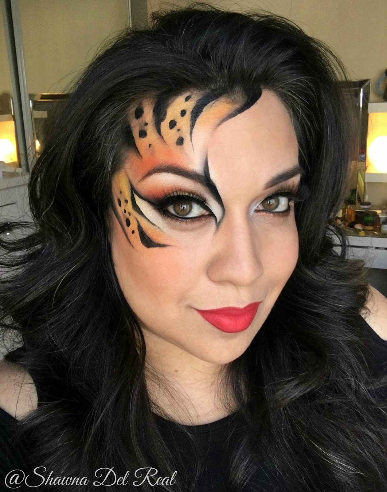 vandfald Slagter Akvarium Shawna D. Make-up: Tiger Makeup FOTD