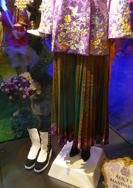 Alice Through the Looking Glass Mandarin costume skirt detail