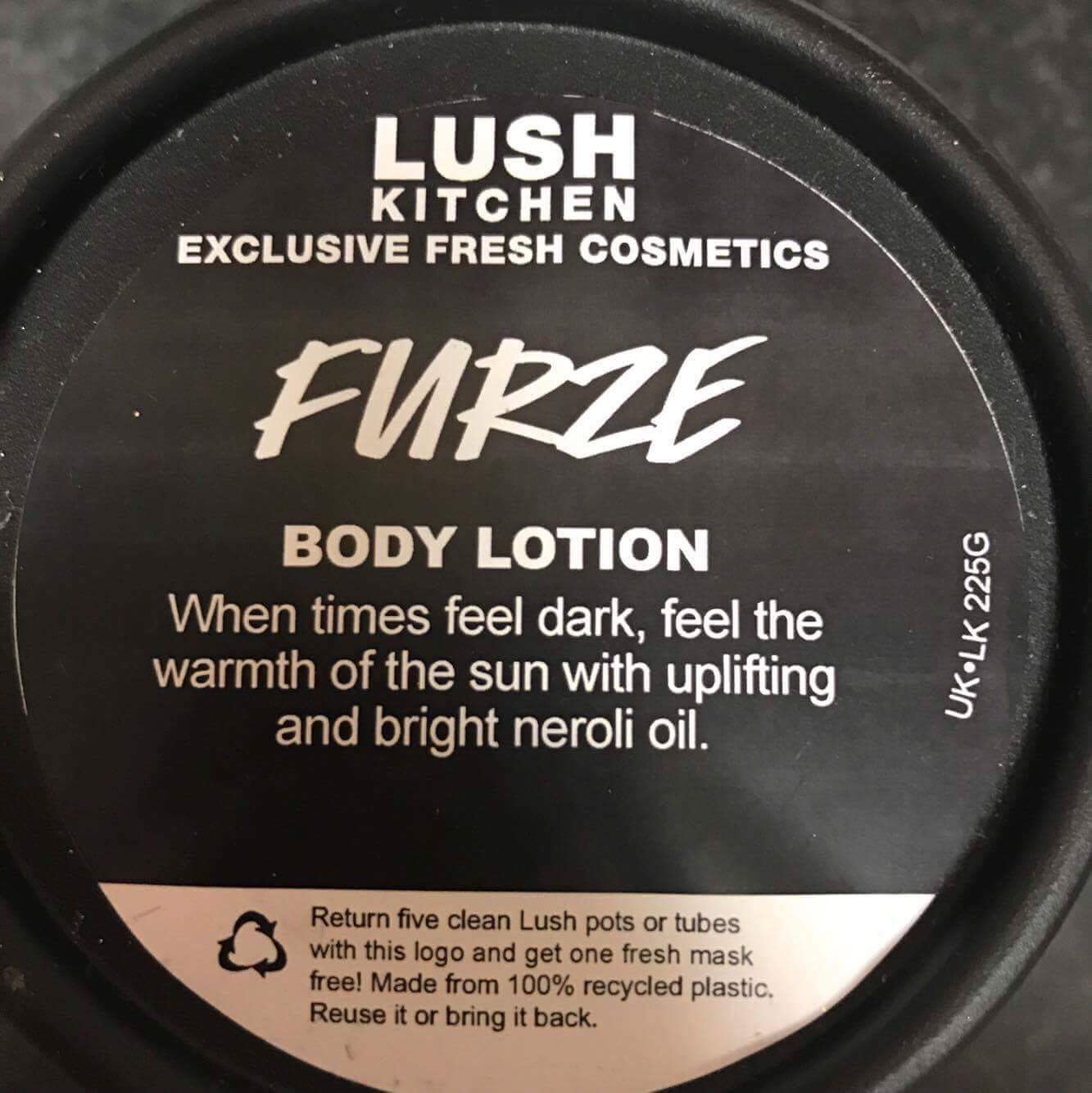 lush furze perfume