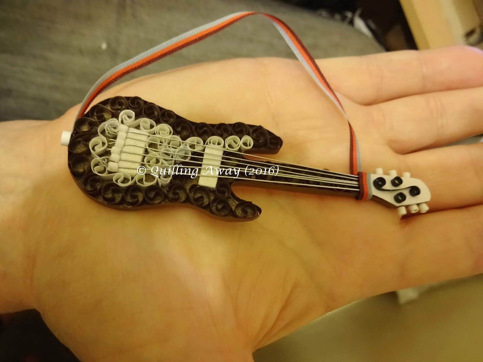 Quilling Away Quilled guitar