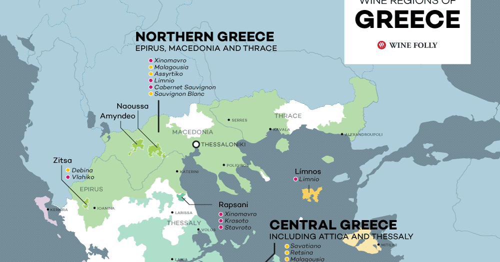 ΤΟ ΚΟΙΝΟ ΤΩΝ ΑΠΑΝΤΑΧΟΥ ΕΛΛΗΝΩΝ The Wine Regions of Greece (Maps)