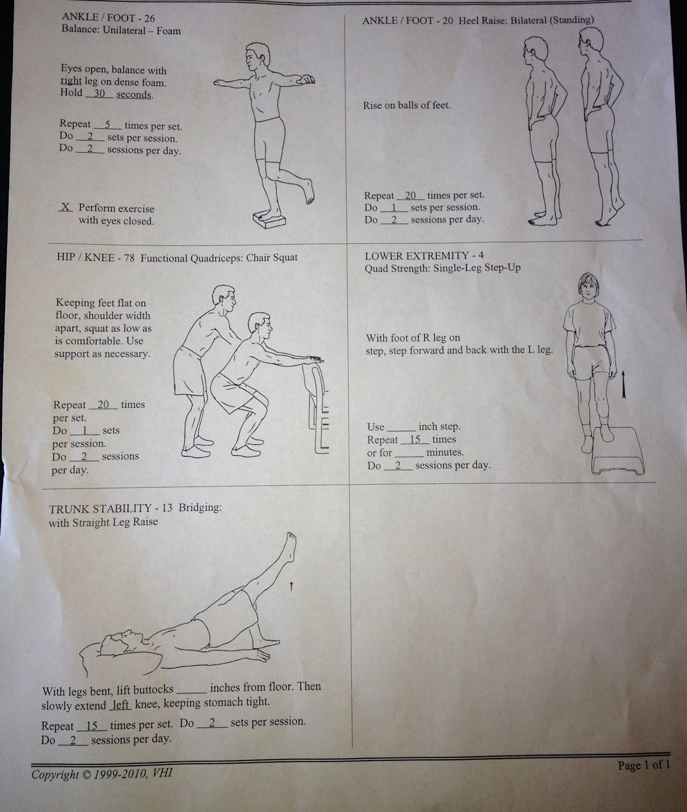 Post lisfranc surgery physical therapy land exercises, next stage ...