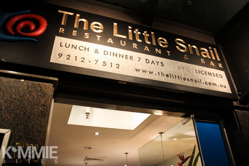 The Little Snail, Pyrmont ♡ Kimmie Bites Food blog, Sydney Australia