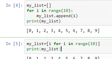 python | List comprehension: Python | List comprehension