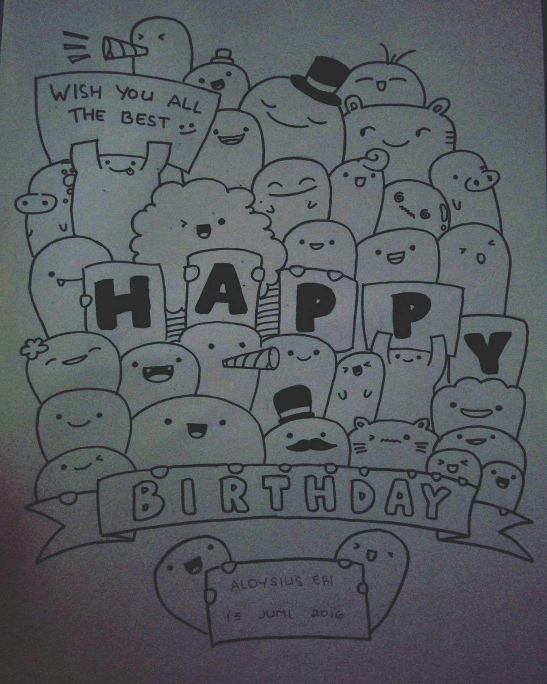 Gambar Doodle Ulang Tahun Simple Liste By example doodle