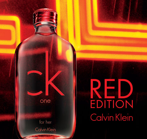 calvin klein red edition for her