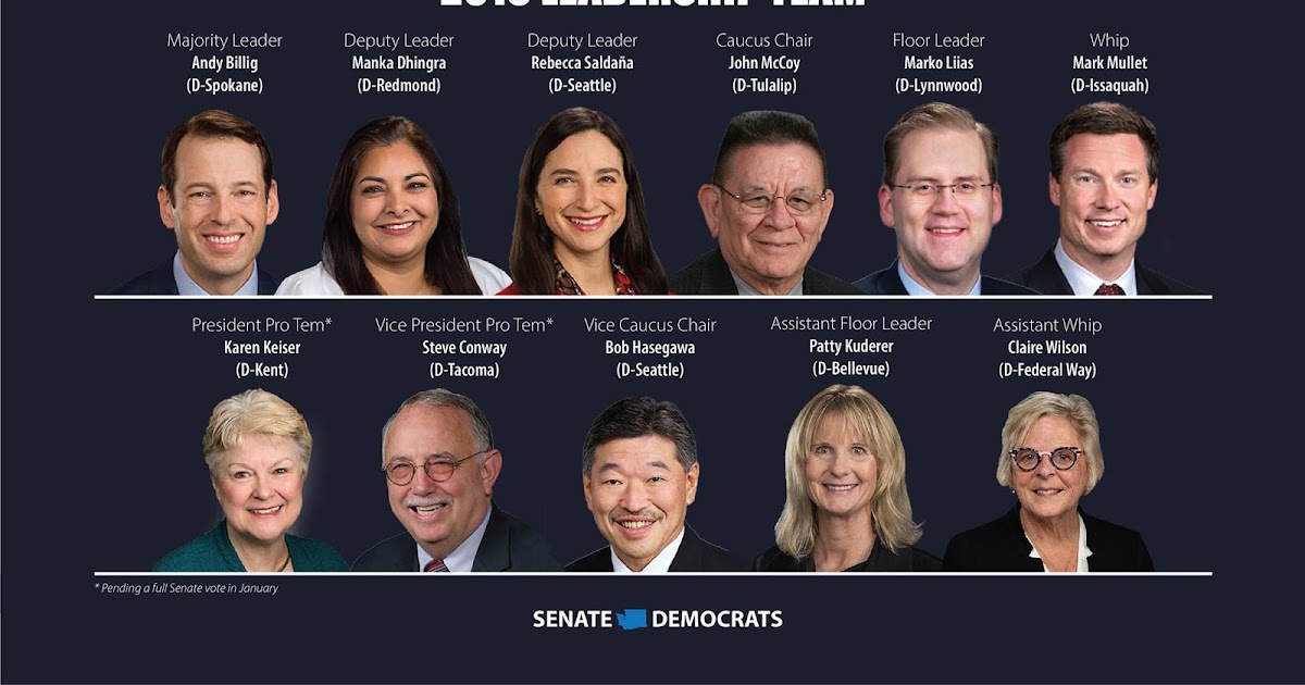 Shoreline Area News Washington state Senate Democrats led by diverse