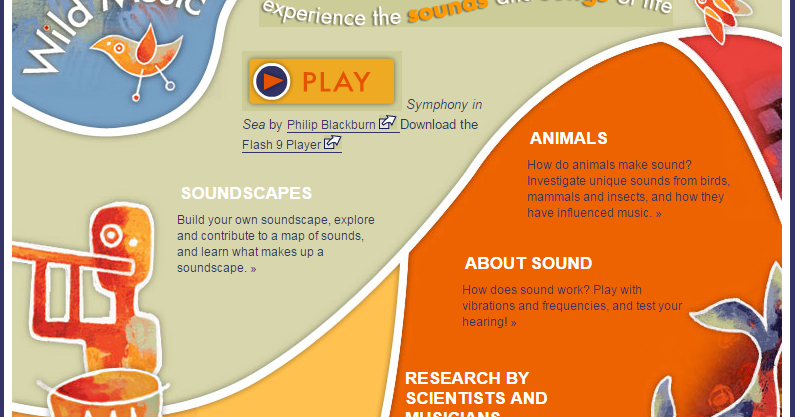 Free Technology for Teachers: Wild Music - Songs and Sounds of Wildlife