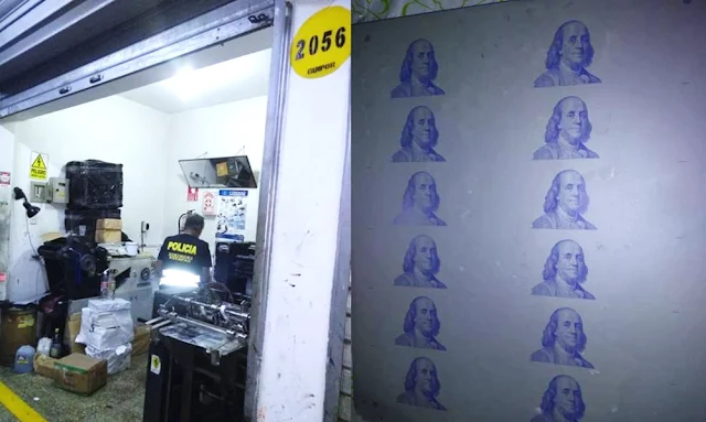 PNP incautó dos máquinas offset usadas para impresión de billetes
