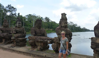 Muralla de Angkor Thom.