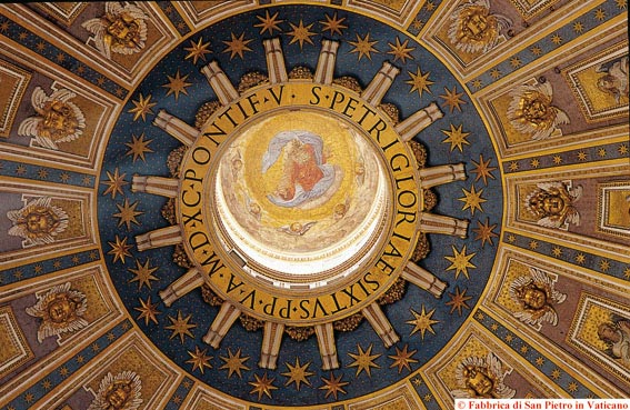 Risultati immagini per L'IMMENSITA' DELLA CUPOLA DI SAN PIETRO-I SUOI NUMERI IMPRESSIONANTI