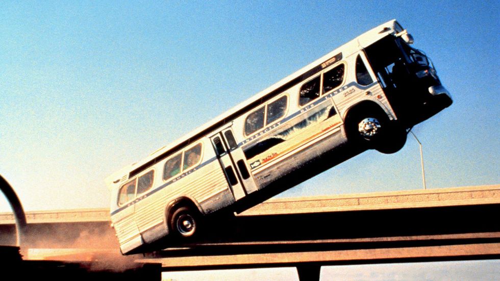 The Movie Sleuth Videos Speed's Bus Jump Art of the Scene