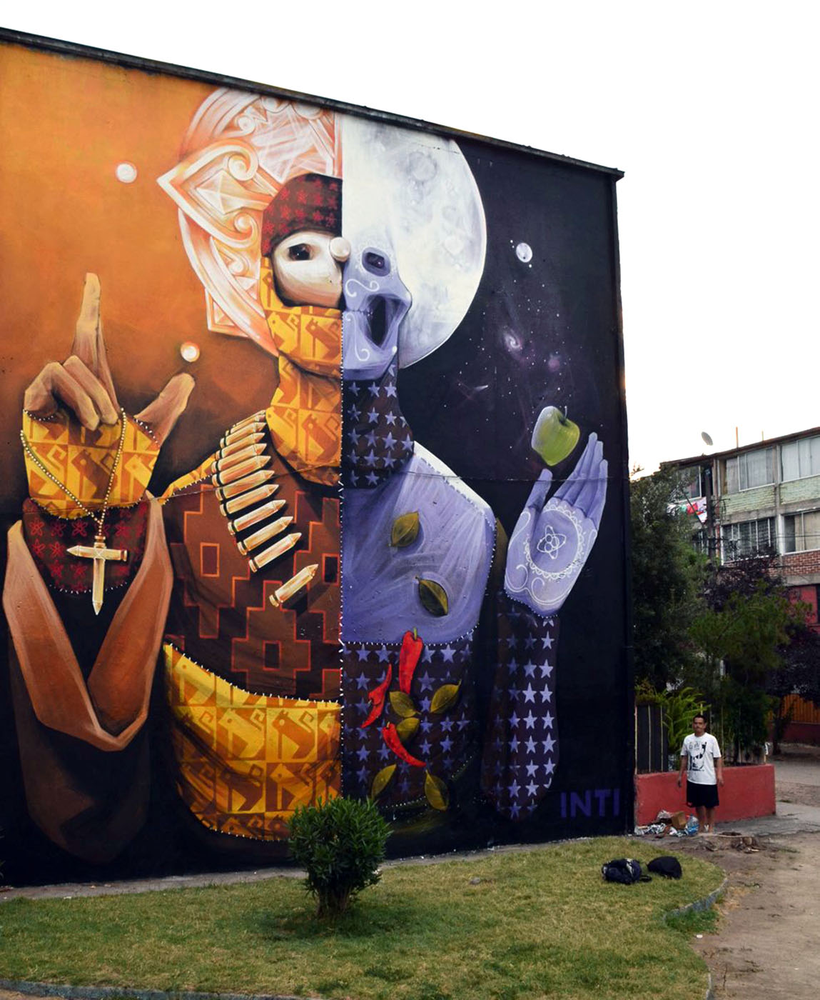 INTI New Mural In Santiago, Chile – StreetArtNews