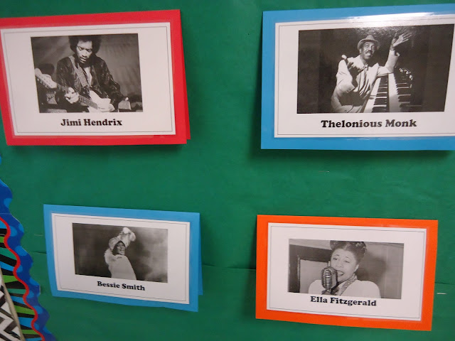 Black History Month: Celebrate music with these great Americans! bulletin board