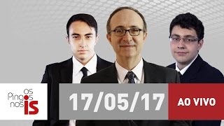 AO VIVO: Os Pingos nos Is desta (17/05/2017) com Reinaldo Azevedo na rádio Jovem Pan