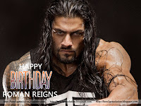 roman reigns, angry photo of roman with long black hairstyle for your desktop or laptop screen