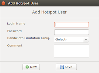 Tambah User Hotspot Linux