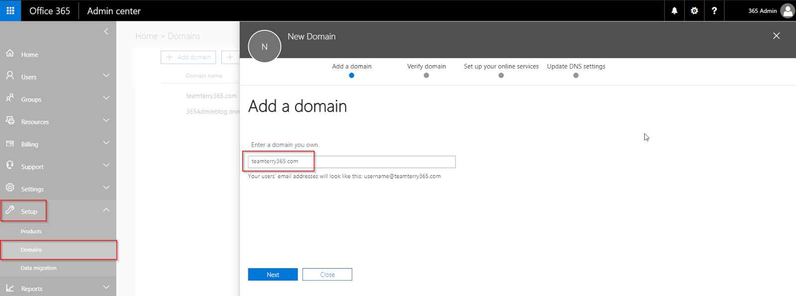export office 365 contacts to a server