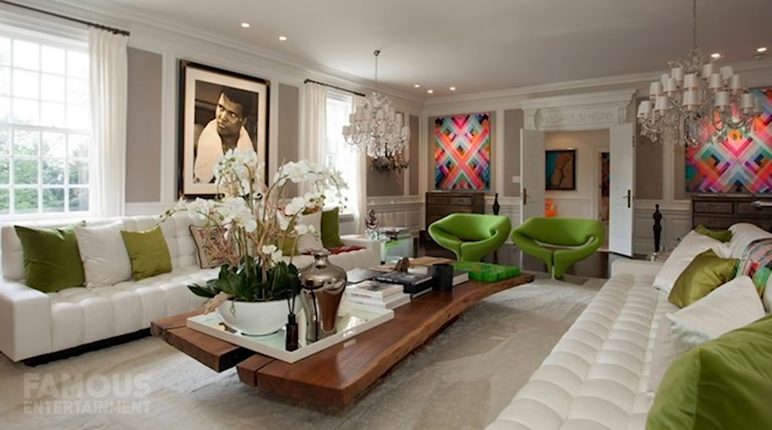 59 Interior Design Photos vs. Alicia Keys & Swizz Beats $20.8 Million Razor Luxury Mansion Tour