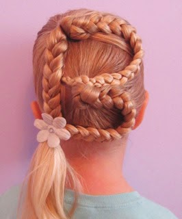 Letter hair fun for little kid}