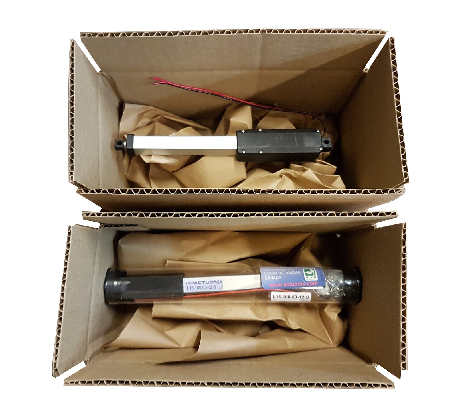 Micro Linear Actuators from Actuonix vs. Other Manufacturers Actuonix