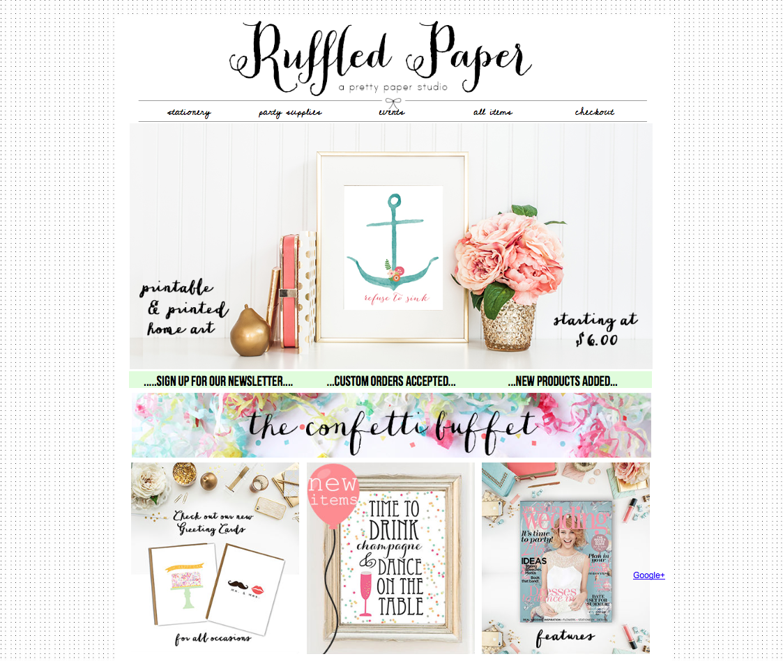 A VERY LOVELY GIVEAWAY FROM RUFFLED PAPER, Oh So Lovely Blog