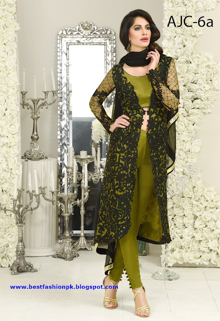 Asim Jofa Embroidered Luxury Chiffon Dresses 2016