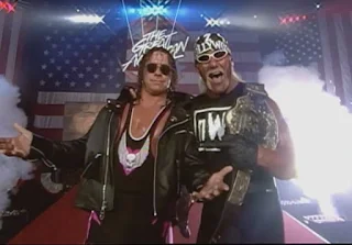 WCW Great American Bash 1998 Review - Bret Hart & Hulk Hogan faced Roddy Piper & Randy Savage
