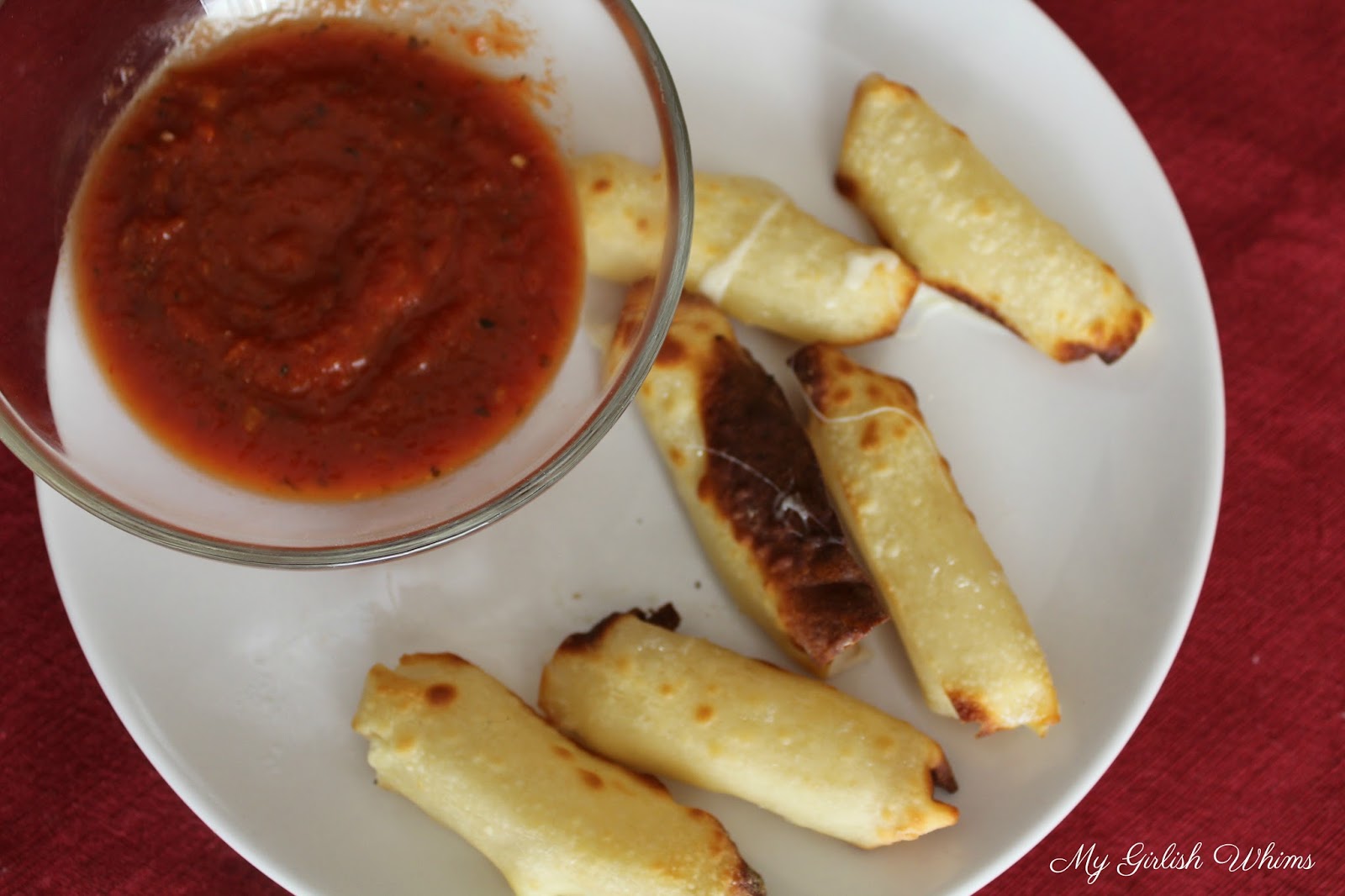 Healthy Air Fried Mozzarella Sticks My Girlish Whims