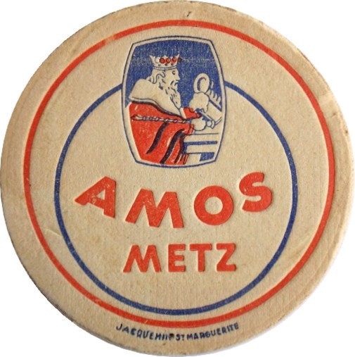 Sous bocks bretons Brasserie Amos, Metz