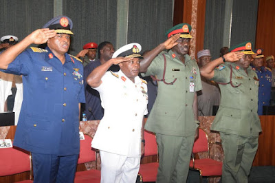 l FG denies firing two Service Chiefs