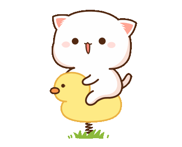 LINE クリエイターズスタンプ - Peach Cat 5 Example with GIF Animation