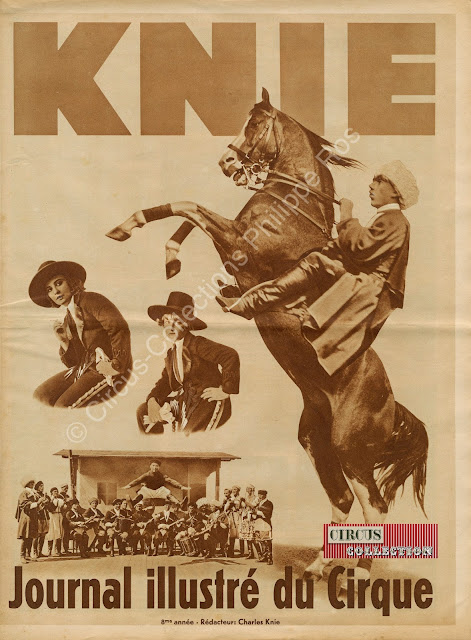 Knie Illustriert Circus-Zeitung, Journal illustré du Cirque Knie 1933