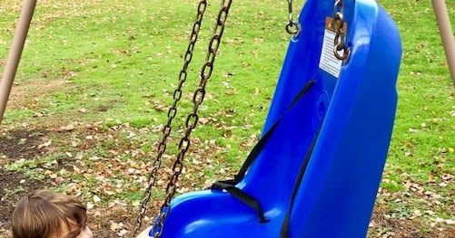 Love That Max The Big Blue Swing In The Park